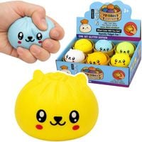 gniotek squishy 10 x 6 x 6cm pierożek miś matowy
