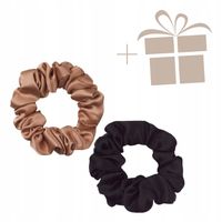 Zestaw 2 małych jedwabnych gumek rozmiar BABY do cienkich włosów