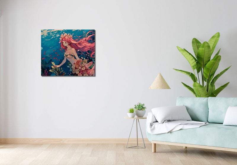 Obraz 70x60cm Nimfa Oceanu zdjęcie 2