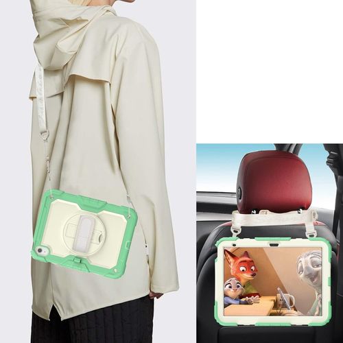 Etui do iPad 9/8/7 10.2” z Podstawką i Paskiem na Ramię Zielone na Arena.pl