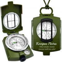 Kompas Wojskowy BUSOLA z GRAWEREM Prezent dla Żołnierza Taty Męża
