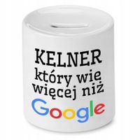 Skarbonka Prezent Dla Kelnera Wie Więcej Niż Z Nadrukiem Ze Zdjęciem