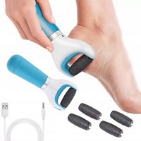 ELEKTRYCZNY PILNIK DO STÓP PIĘT TARKA OBROTOWA GŁOWICA PUMEKS +ROLKI 5szt