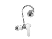 BATERIA KUCHENNA ŚCIENNA UMYWALKOWA MOSIĄDZ JEDNOUCHWYTOWA GIĘTA