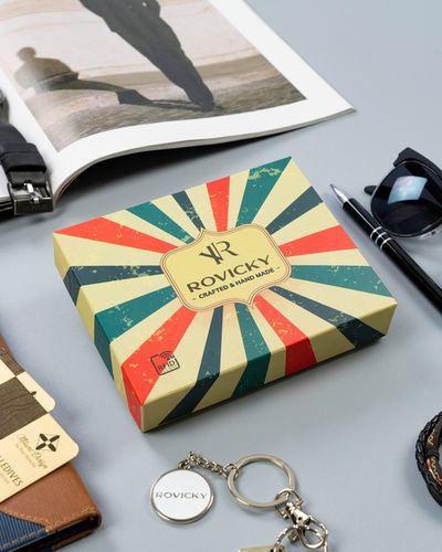 skórzany portfel męski w stylu retro - rovicky na Arena.pl