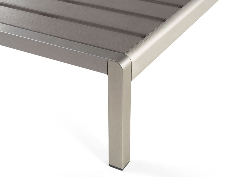 Leżak ogrodowy szary NARDO zdjęcie 5