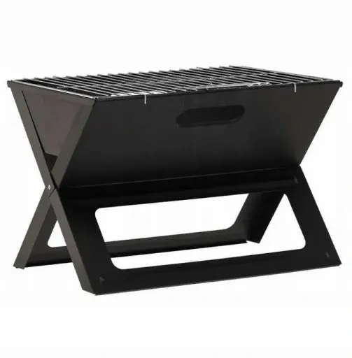 Grill węglowy turystyczny składany 45 x 30 x 30 cm zdjęcie 2