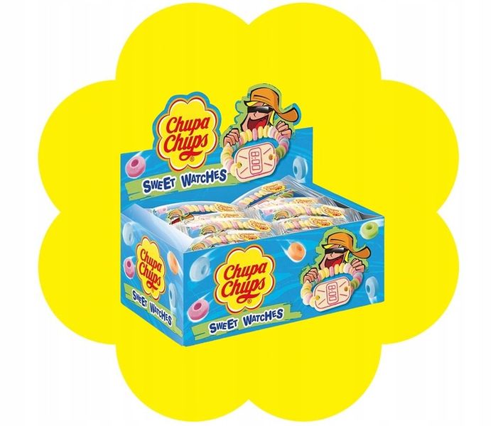 Cukierki Pudrowe Zegarek Chupa Chups Watch 24 szt dla dzieci Dzień Dziecka zdjęcie 2