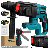 Młot udarowy bezszczotkowy SDS+ kompatybilny z systemem LXT BL1840B 2x Aku