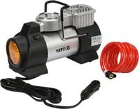 kompresor samochodowy z lampą led 180w - yt-73460