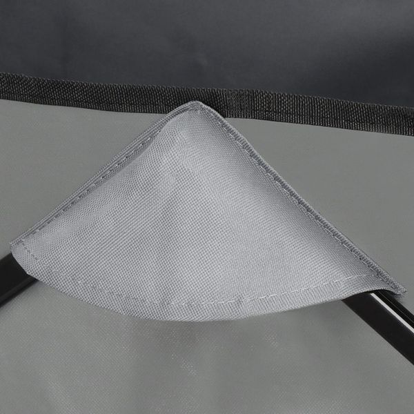 Wózek ogrodowy turystyczny składany 80 kg czarno-szary zdjęcie 5