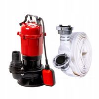 Pompa z ROZDRABNIACZEM do wody BRUDNEJ wąż 20 metrów ZATAPIALNA