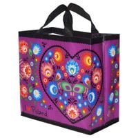 torba na zakupy 24l 35x20x35 folklor 1szt fioletow