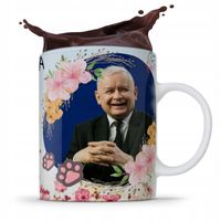 Kubek Full Print Prezesa Jarosław Kaczyński Pis Z Nadrukiem Ze Zdjęciem