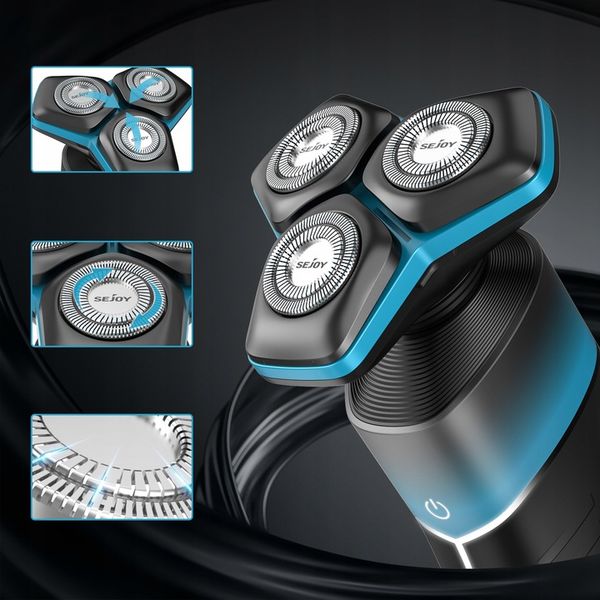 GOLARKA MĘSKA MASZYNKA DO GOLENIA TRYMER DO NOSA 5W1 Z OŚWIETLENIEM LED zdjęcie 13