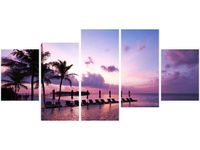 OBRAZ MAGICZNY ZACHÓD SŁOŃCA MALEDIWACH