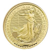 Britannia 1/4 uncji Złota 2026