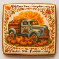 CIASTKO LUKROWANE SHERIFF PUMPKIN ROZ.XL POZIOM RĘCZNIE ROBIONE