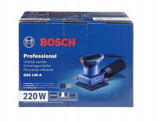 BOSCH SZLIFIERKA OSCYLACYJNA GSS 140A na Arena.pl