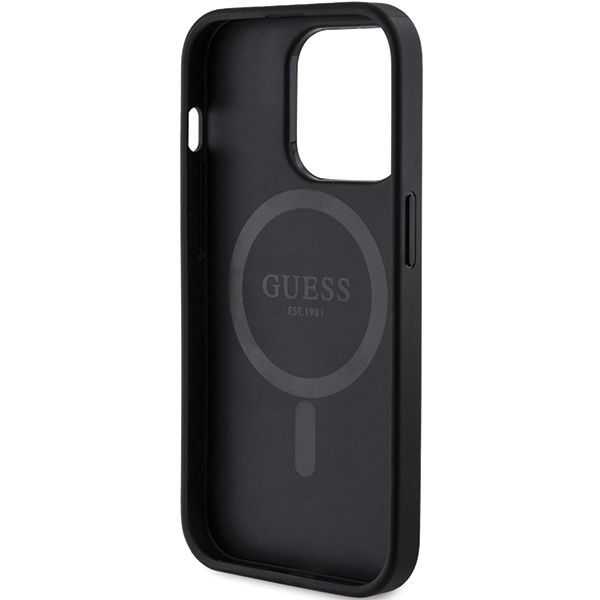 Etui Guess do iPhone 14 Pro, Czarny, MagSafe zdjęcie 7