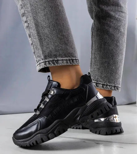 Czarne sneakersy Mindy 37 na Arena.pl