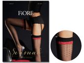 Czarne matowe pończochy damskie do paska Lovely Black 4