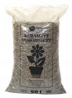 KERAMZYT OGRODNICZY GRUBY 8-20 mm 50L do roślin doniczek drenażu