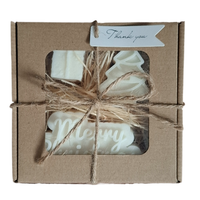 Świeca Dekoracyjna Sojowa Podziękowania Prezent Zestaw Świąteczny Box