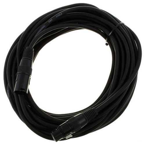 Kabel przewód DMX do świateł oświetlenia XLR XLR 15 m 110 Ohm 3 pin Czarny na Arena.pl