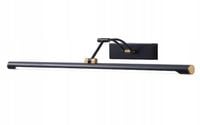 Kinkiet Łazienkowy Lampa nad Lustro LED 9W 50cm Czarny RUCHOME RAMIĘ 4000K