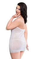 koszulka nocna tess plus size biała xl softline collection