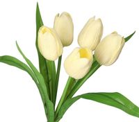 TULIPANY BUKIET TULIPANÓW GUMOWANE GUMOWE SILIKONOWE JAK ŻYWE