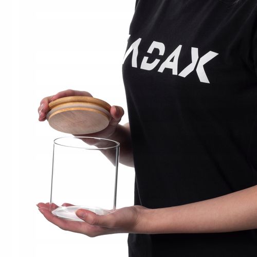 KADAX Pojemnik Szklany Przyprawy Makaron Z Pokrywką Słoik 800ml na Arena.pl