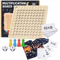 TABLICA DO NAUKI LICZENIA TABLICZKI MNOŻENIA DODAWANIA GRA EDUKACYJNA