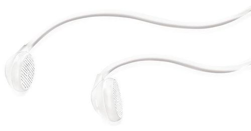 Słuchawk przewodowe Speak Flat biale na Arena.pl