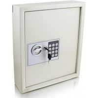 SEJF ELEKTRONICZNY BIAŁY 48 HACZYKÓW PODWÓJNY SYSTEM