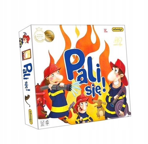 PALI SIĘ! GRA RODZINNA PLANSZOWA 3+ ADAMIGO na Arena.pl