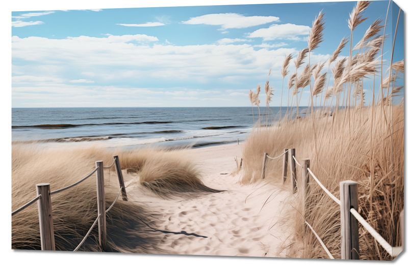 Obraz 90x60cm Nadmorski Most zdjęcie 1