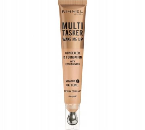 Rimmel Multi Tasker Wake Me Up Korektor i Podkład 30 ml - 030 Light na Arena.pl