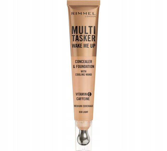 Rimmel Multi Tasker Wake Me Up Korektor i Podkład 30 ml - 030 Light zdjęcie 2