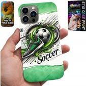 ETUI DO IPHONE 13 PRO - PIŁKA NOŻNA, FOOTBALL PIŁKA CASE + SZKŁO