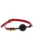 silicone ball gag red