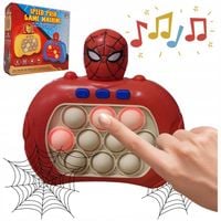 GRA POP IT POPIT ELEKTRYCZNA GRA ANTYSTRESOWA ZRĘCZNOŚCIOWA SPIDERMAN