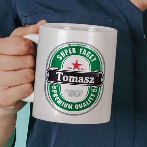 Kubek z imieniem i Twoim tekstem na Arena.pl