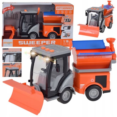 ODŚNIEŻARKA DROGOWA ZABAWKA POJAZD ULICZNY NA BATERIE SAMÓCHÓD DLA DZIECI na Arena.pl