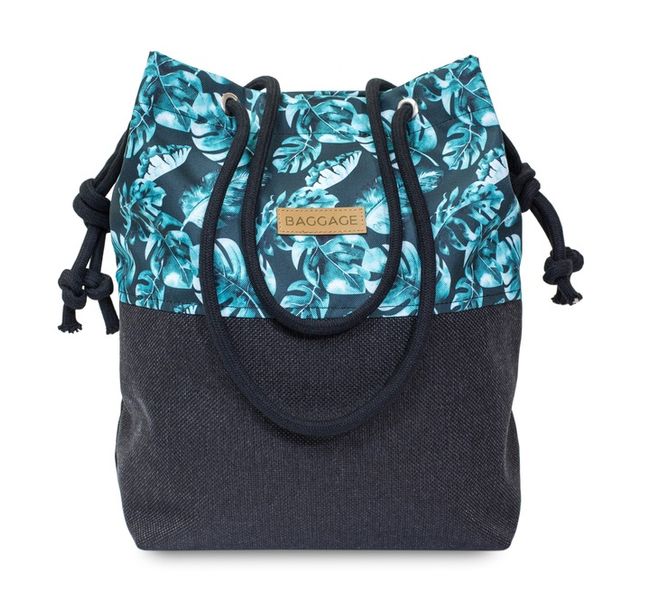 TOREBKA DAMSKA WOREK SHOPPER TORBA KWIATY BAGGAGE zdjęcie 8