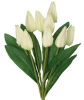 TULIPANY BUKIET TULIPANÓW SZTUCZNE KWIATY 45CM 9GAŁ