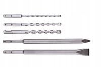 ZESTAW WIERTEŁ I DŁUT SDS-PLUS 5 SZT. 630465000 METABO