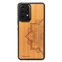 drewniane etui na samsung galaxy a73 5g mandala jabłoń