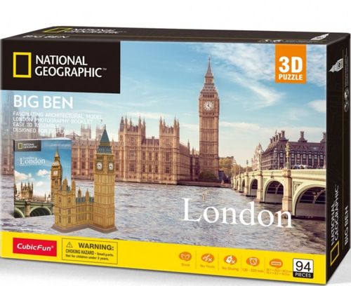 Puzzle 3D National Geographic Big Ben na Arena.pl